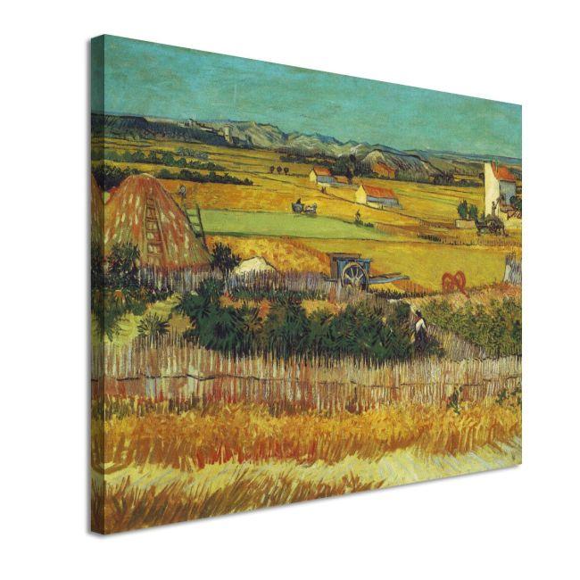 Canvas print Harvest at la Crau, Vincent van Gogh