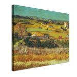 Canvas print Harvest at la Crau, Vincent van Gogh
