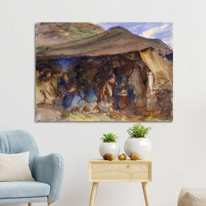Canvas print Bedouin tent, Sargent J. S.