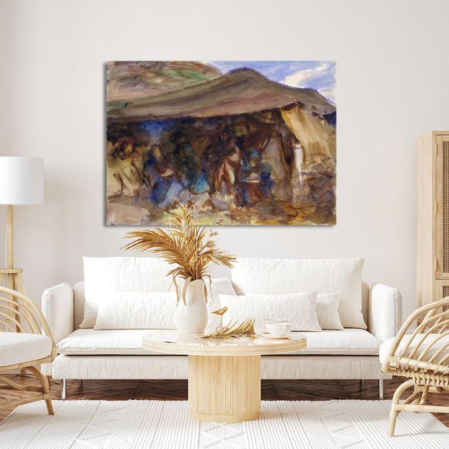 Canvas print Bedouin tent, Sargent J. S.