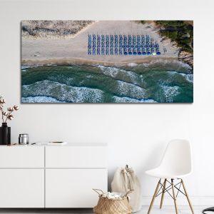 Πίνακας σε καμβά Paradise beach, Thassos, πανοραμικός