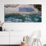Canvas print Paradise beach, Thassos, panoramic