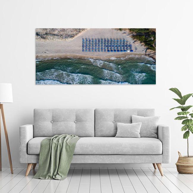 Canvas print Paradise beach, Thassos, panoramic