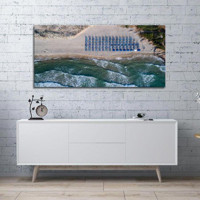 Canvas print Paradise beach, Thassos, panoramic