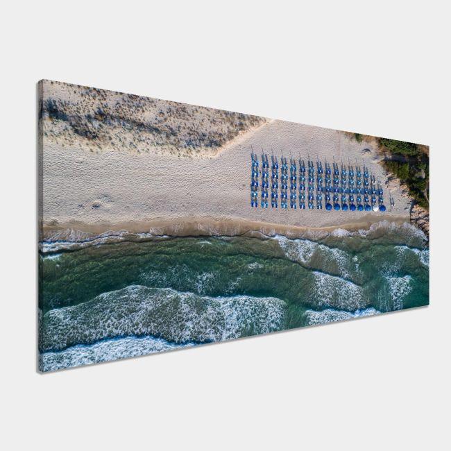 Canvas print Paradise beach, Thassos, panoramic
