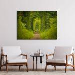 Canvas print Tunnel of love