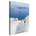 Canvas print Santorini