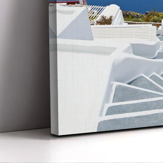 Canvas print Santorini
