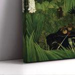 Canvas print The monkeys in the jungle, Rousseau H.