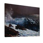 Canvas print Northeaster, Homer W, reproduction
