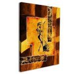 Canvas printAbstract oil painting, female