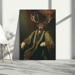 Canvas print Earl II of Guilford, reart (original Nathaniel Dance)