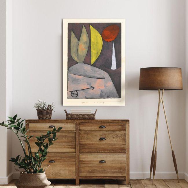 Canvas print Artistic comedy, Klee P.