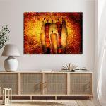 Πίνακας σε καμβά αφηρημένος, γεωμετρικός, Abstract shapes I