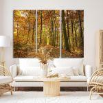 Canvas print Autumn colors3 panels