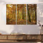 Canvas print Autumn colors3 panels
