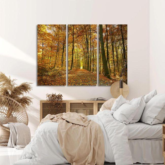 Canvas print Autumn colors3 panels