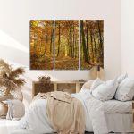 Canvas print Autumn colors3 panels