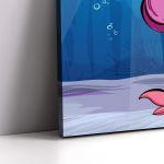 Kids canvas print Mermaid at sea