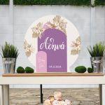 Ξύλινη πινακίδα, Baby girl boho 2