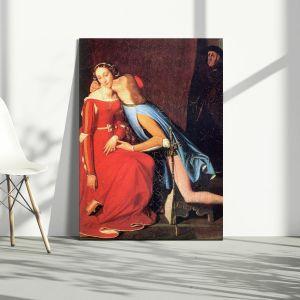 Πίνακας ζωγραφικής Francesca da Rimini, Ingres Jean August