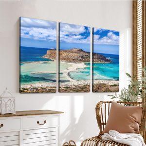 Canvas print Aegean Balos,3 panels 2