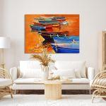 Canvas print Boats