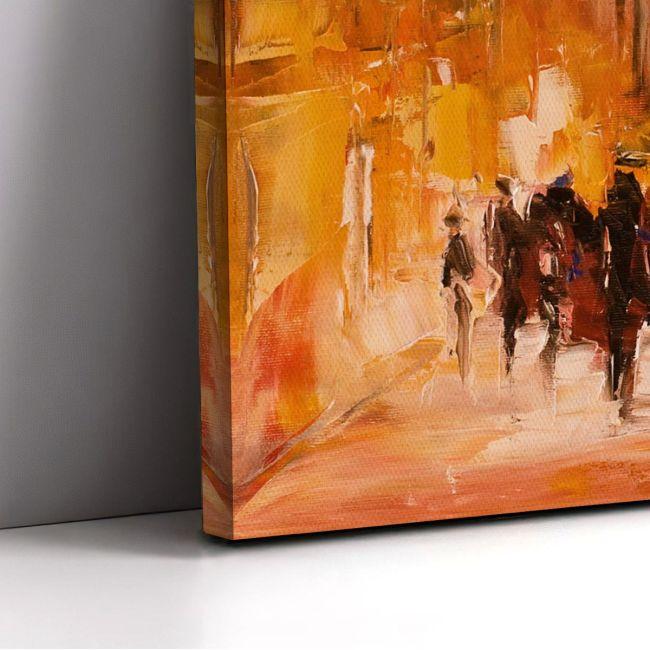 Canvas print Night life