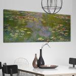 Πίνακας ζωγραφικής Water lilies, Monet C. panoramic