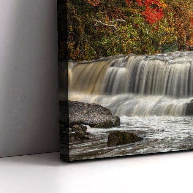 Πίνακας σε καμβά Berea falls In autumn, δίπτυχος