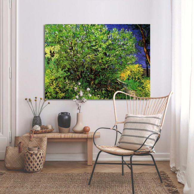 Πίνακας ζωγραφικήςLilac bush, Vincent van Gogh