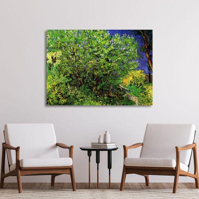 Canvas printLilac bush, Vincent van Gogh