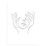 Passion line art VI, poster