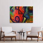 Πίνακας σε καμβά Abstract painting V