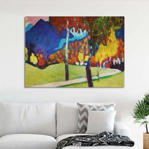 Πίνακας ζωγραφικής Autumn study near Oberau, Kandinsky W.