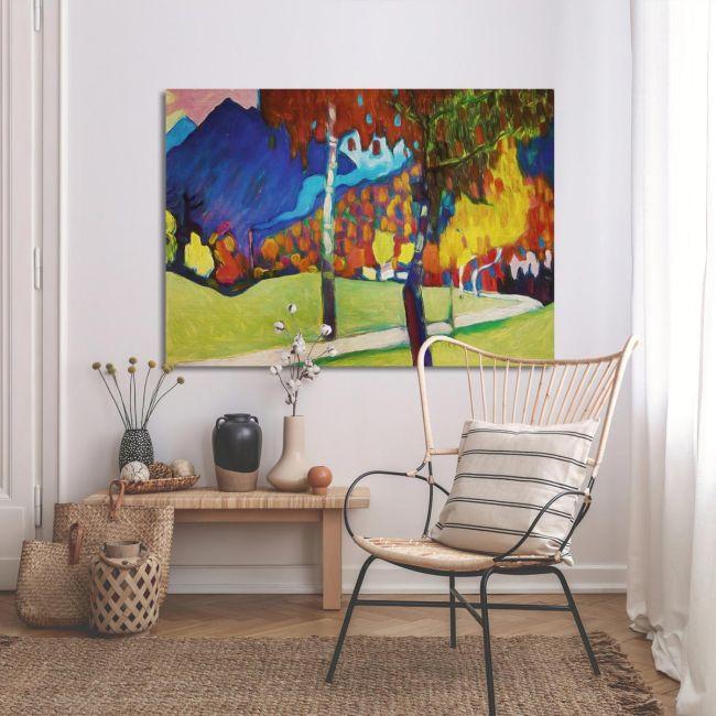 Canvas print Autumn study near Oberau, Kandinsky W.