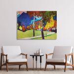 Canvas print Autumn study near Oberau, Kandinsky W.