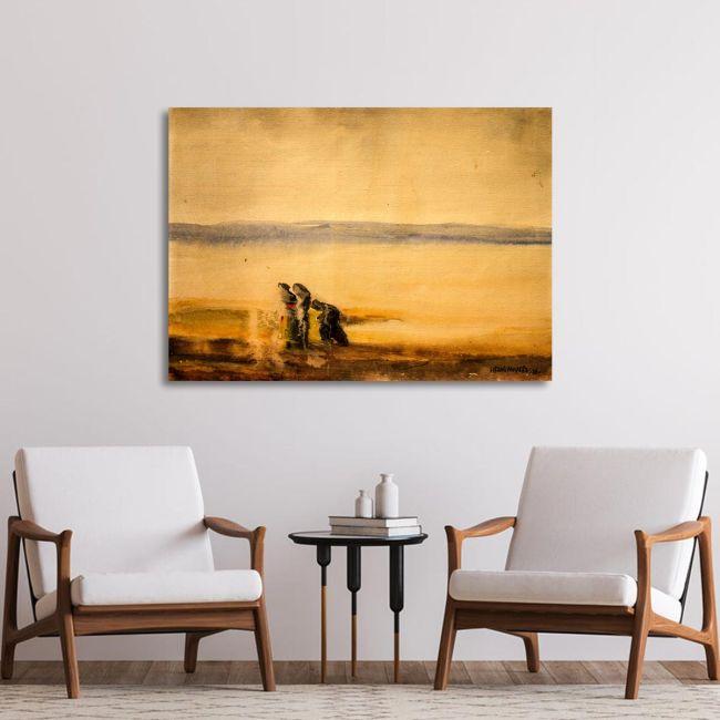 Canvas print Refugees, Milev I.