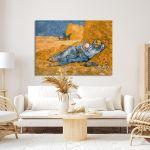 Canvas printNoon - Rest from work, Vincent van Gogh