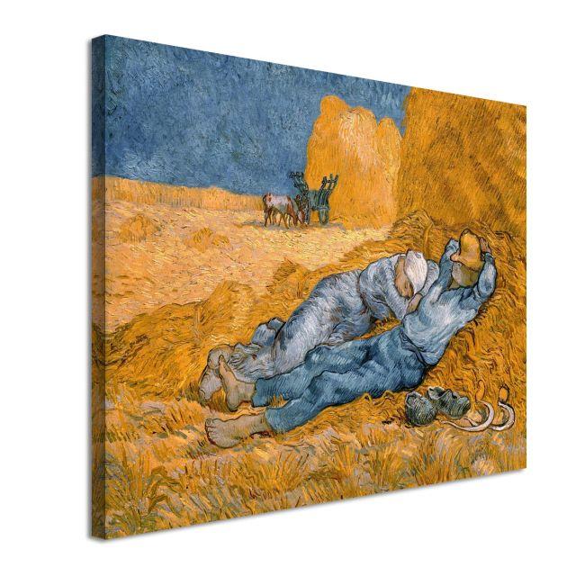Canvas printNoon - Rest from work, Vincent van Gogh