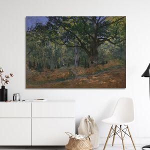 Πίνακας ζωγραφικής The Bodmer oak, Monet