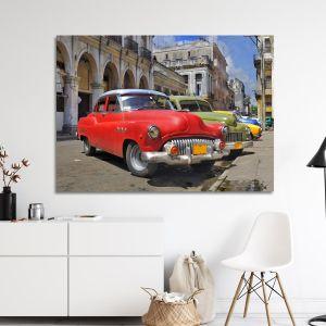 Πίνακας σε καμβά Αβάνα αυτοκίνητα, Colorful Havana cars