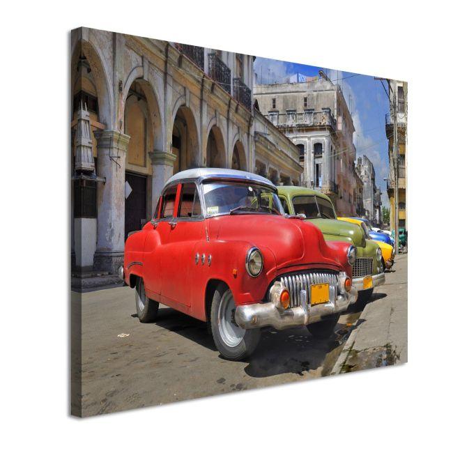 Canvas print Colorful Havana cars