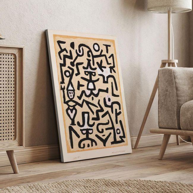 Canvas print Comedian's handbill, Klee P.