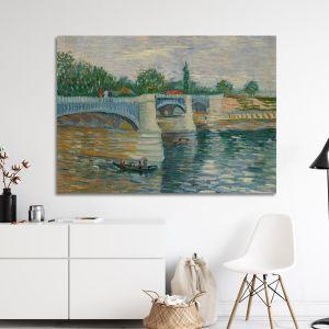 Canvas print The Seine, Vincent van Gogh