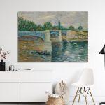 Canvas print The Seine, Vincent van Gogh