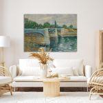 Canvas print The Seine, Vincent van Gogh