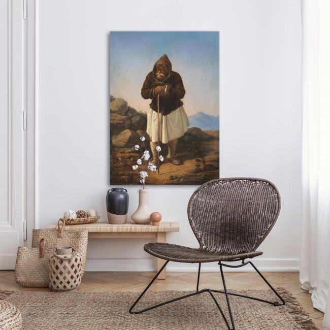 Canvas print Old shepherd, Tsokos Dionysios