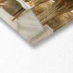 Canvas print The fruit vendor, John William Godward, panoramic