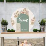 Wooden printed sign, Baby boy boho